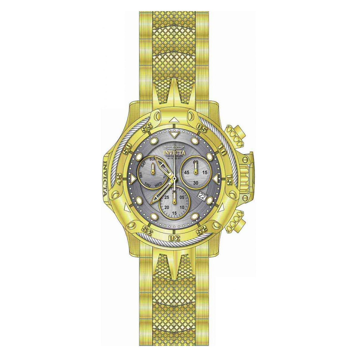 RELOJ  PARA HOMBRE INVICTA SUBAQUA 26725 - ORO