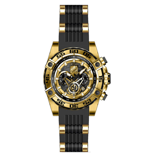 RELOJ PANTERA NEGRA PARA HOMBRE INVICTA MARVEL 26803 - ORO NEGRO