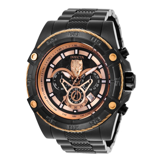 RELOJ PANTERA NEGRA PARA HOMBRE INVICTA MARVEL 26807 - NEGRO