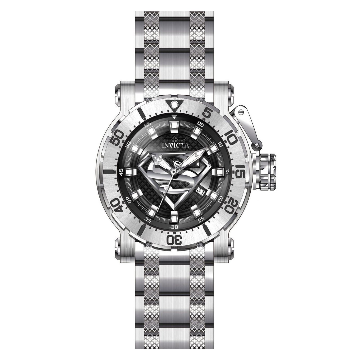 RELOJ SUPERHOMBRE PARA HOMBRE INVICTA DC COMICS 26824 - PLATEADO