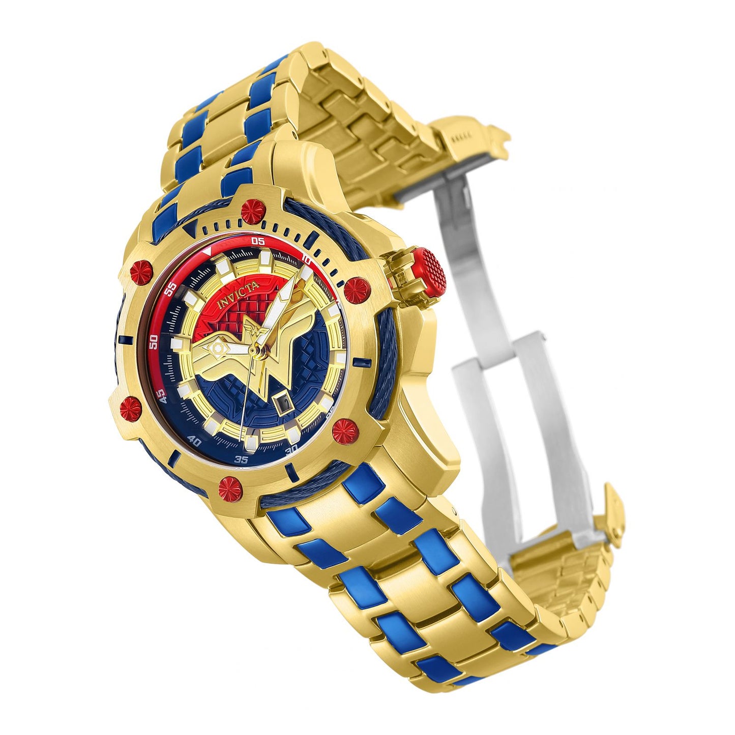 RELOJ MUJER MARAVILLA PARA MUJER INVICTA DC COMICS 26839 - AZUL