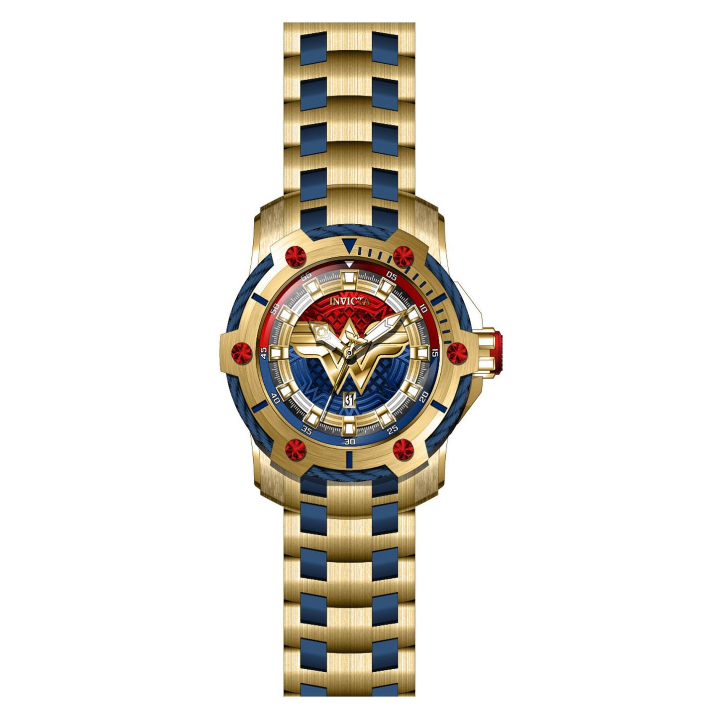 RELOJ MUJER MARAVILLA PARA MUJER INVICTA DC COMICS 26839 - AZUL