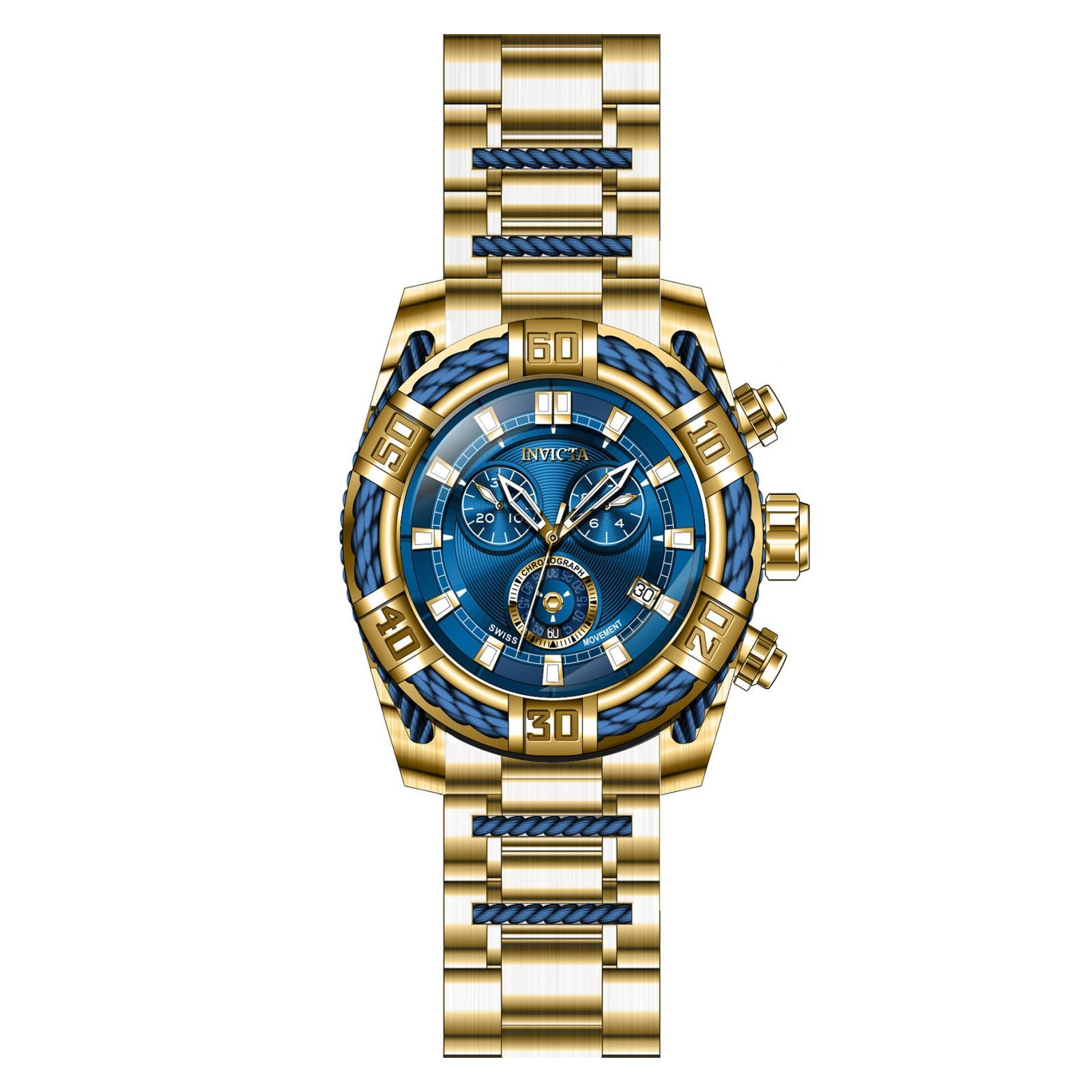 RELOJ  PARA HOMBRE INVICTA BOLT 26993 - DORADO