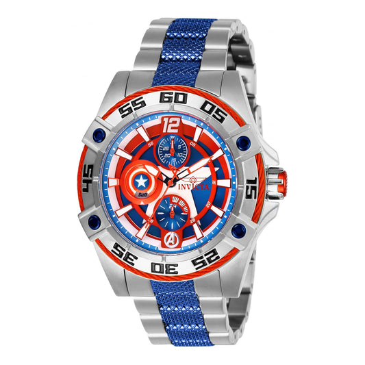 RELOJ CAPITÁN AMÉRICA PARA HOMBRE INVICTA MARVEL 27018 - MULTICOLOR