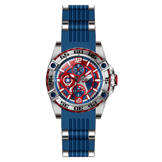 RELOJ CAPITÁN AMÉRICA PARA MUJER INVICTA MARVEL 27024 - ACERO AZUL