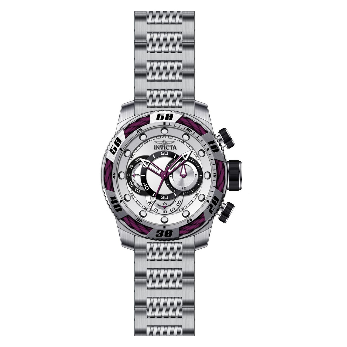RELOJ  PARA HOMBRE INVICTA SPEEDWAY 27060 - PLATEADO
