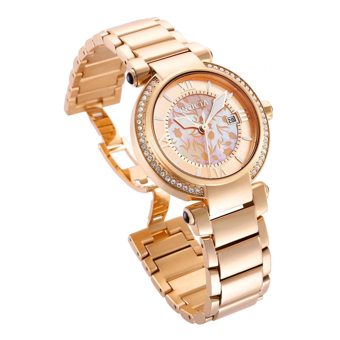 RELOJ  PARA MUJER INVICTA ANGEL 27084 - ORO ROSA