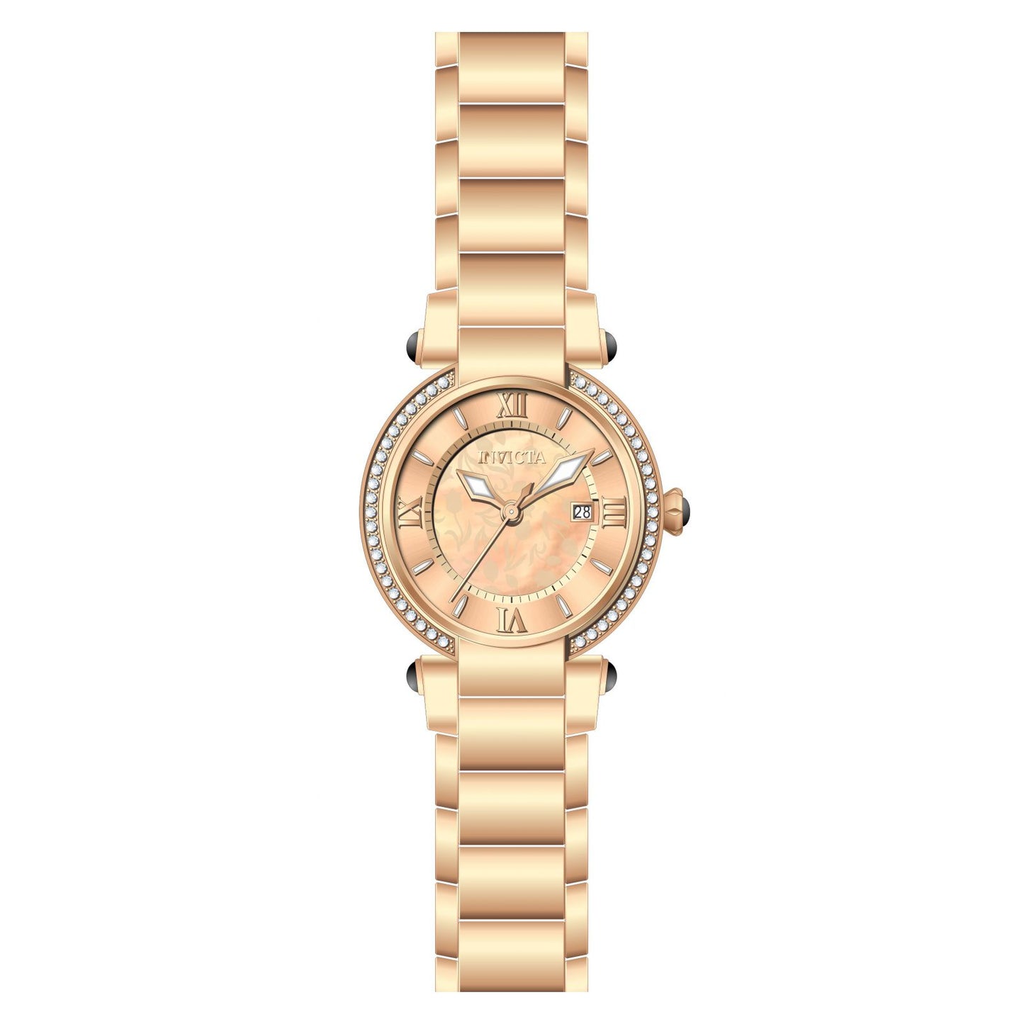 RELOJ  PARA MUJER INVICTA ANGEL 27084 - ORO ROSA