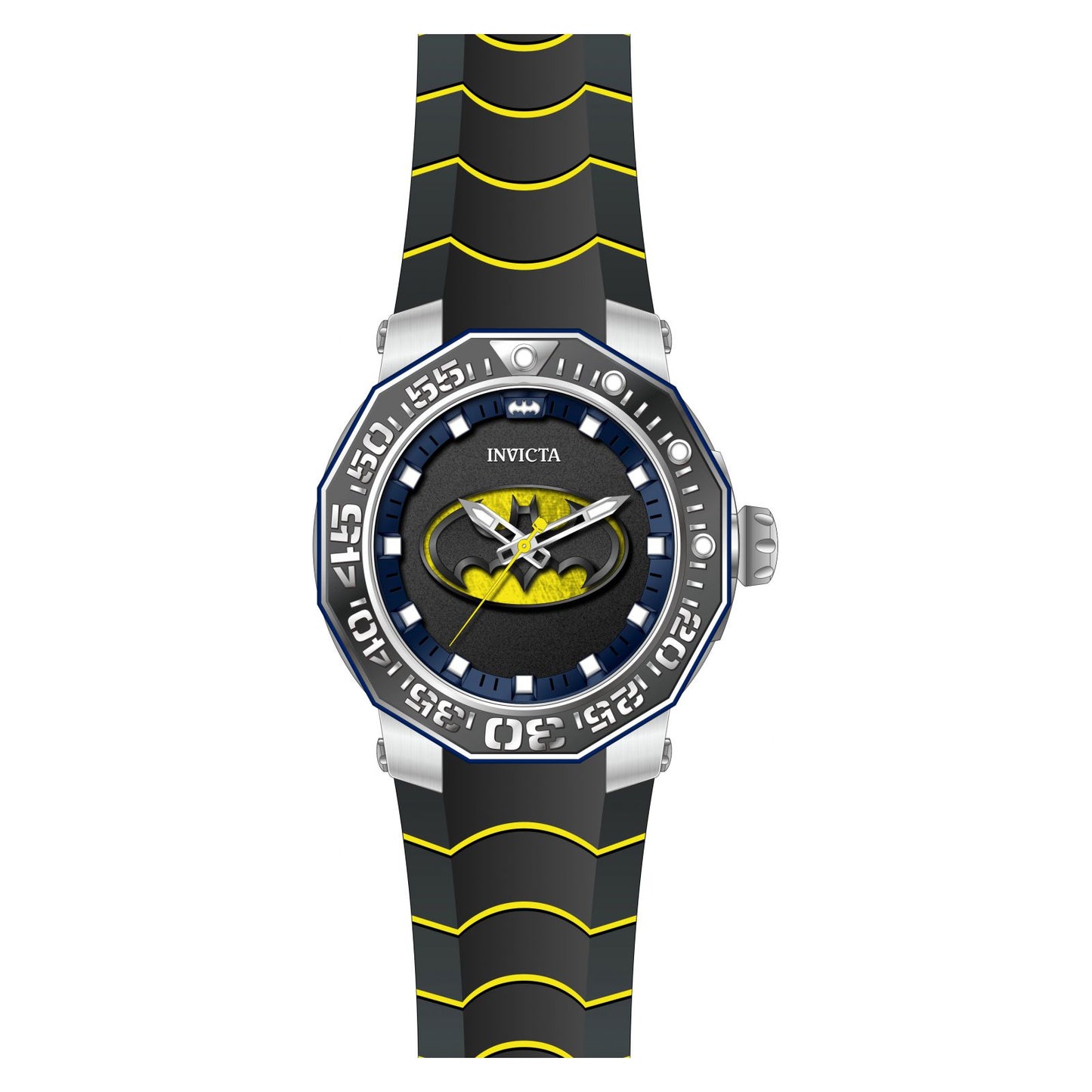 RELOJ BATMAN PARA HOMBRE INVICTA DC COMICS 27092 - AMARILLO NEGRO