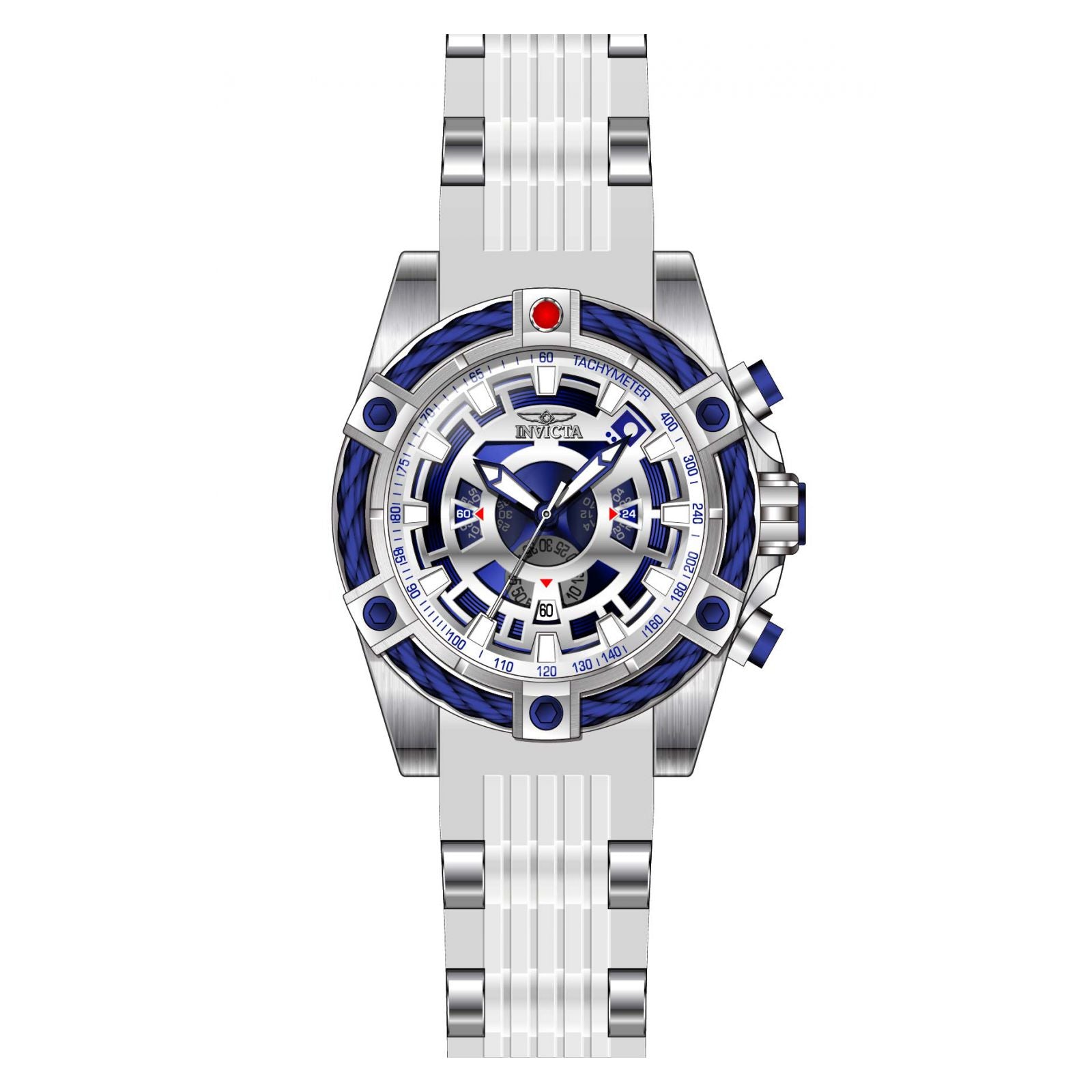 RELOJ R2-D2 PARA HOMBRE INVICTA STAR WARS 27232 - BLANCO, ACERO
