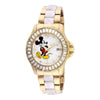RELOJ MICKEY RATÓN PARA MUJER INVICTA DISNEY LIMITED EDITION 27276 - DORADO, BLANCO