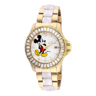 RELOJ MICKEY RATÓN PARA MUJER INVICTA DISNEY LIMITED EDITION 27276 - DORADO, BLANCO