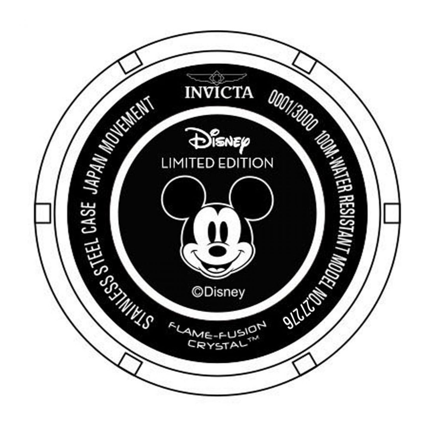 RELOJ MICKEY RATÓN PARA MUJER INVICTA DISNEY LIMITED EDITION 27276 - DORADO, BLANCO