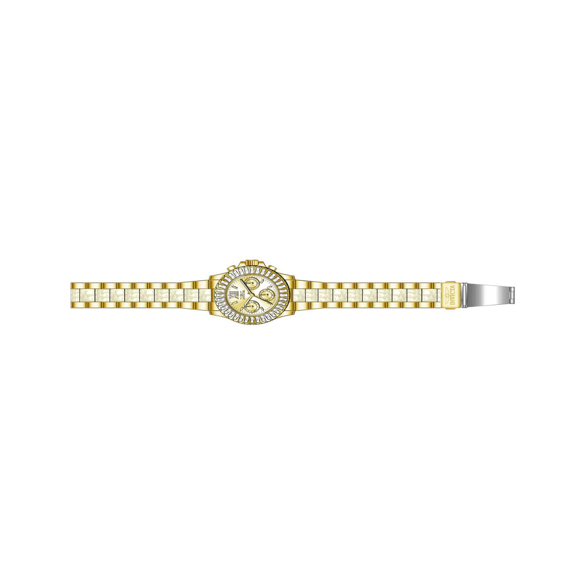 RELOJ  PARA MUJER INVICTA ANGEL 27299 - DORADO BLANCO