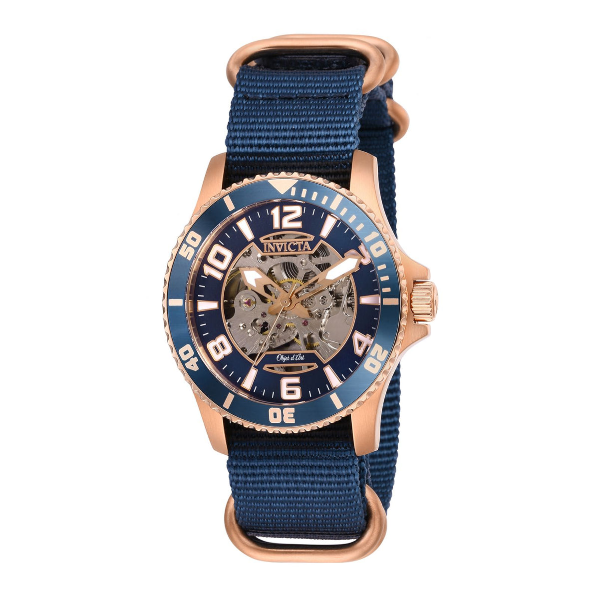 RELOJ  PARA HOMBRE INVICTA OBJET D ART 27592 - AZUL