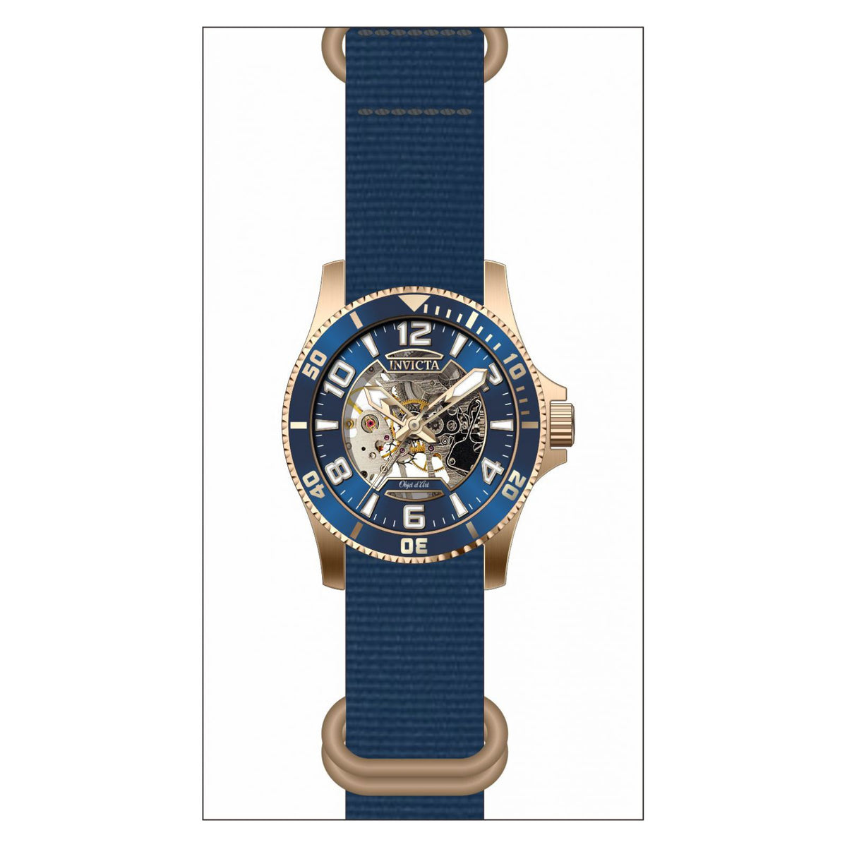 RELOJ  PARA HOMBRE INVICTA OBJET D ART 27592 - AZUL