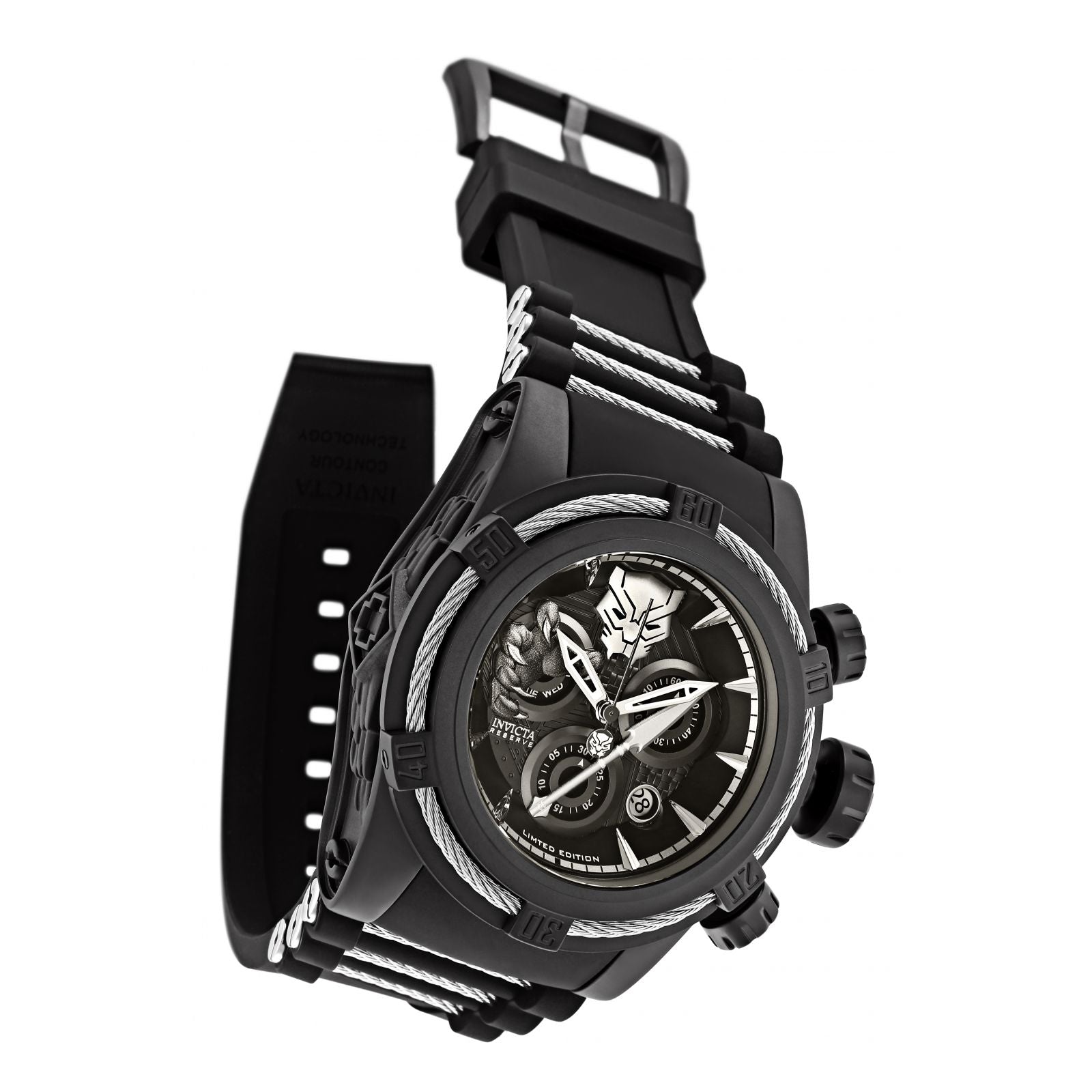 RELOJ PANTERA NEGRA PARA HOMBRE INVICTA MARVEL 27783 - NEGRO, ACERO