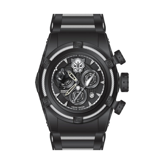 RELOJ PANTERA NEGRA PARA HOMBRE INVICTA MARVEL 27783 - NEGRO, ACERO