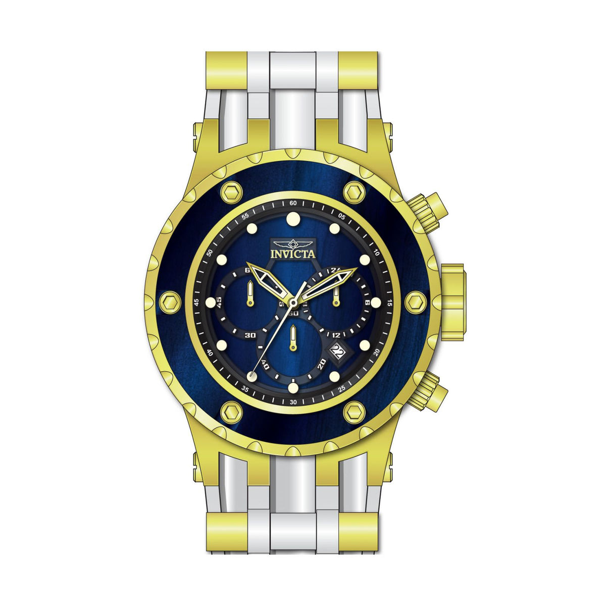 RELOJ CLÁSICO PARA HOMBRE INVICTA SPECIALTY 27911 - DORADO BLANCO