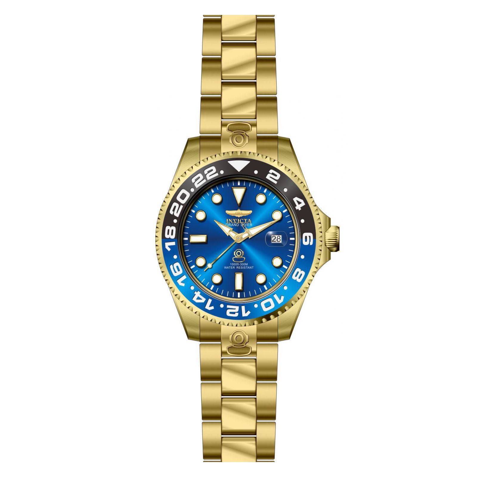 RELOJ  PARA HOMBRE INVICTA PRO DIVER 27971 - DORADO