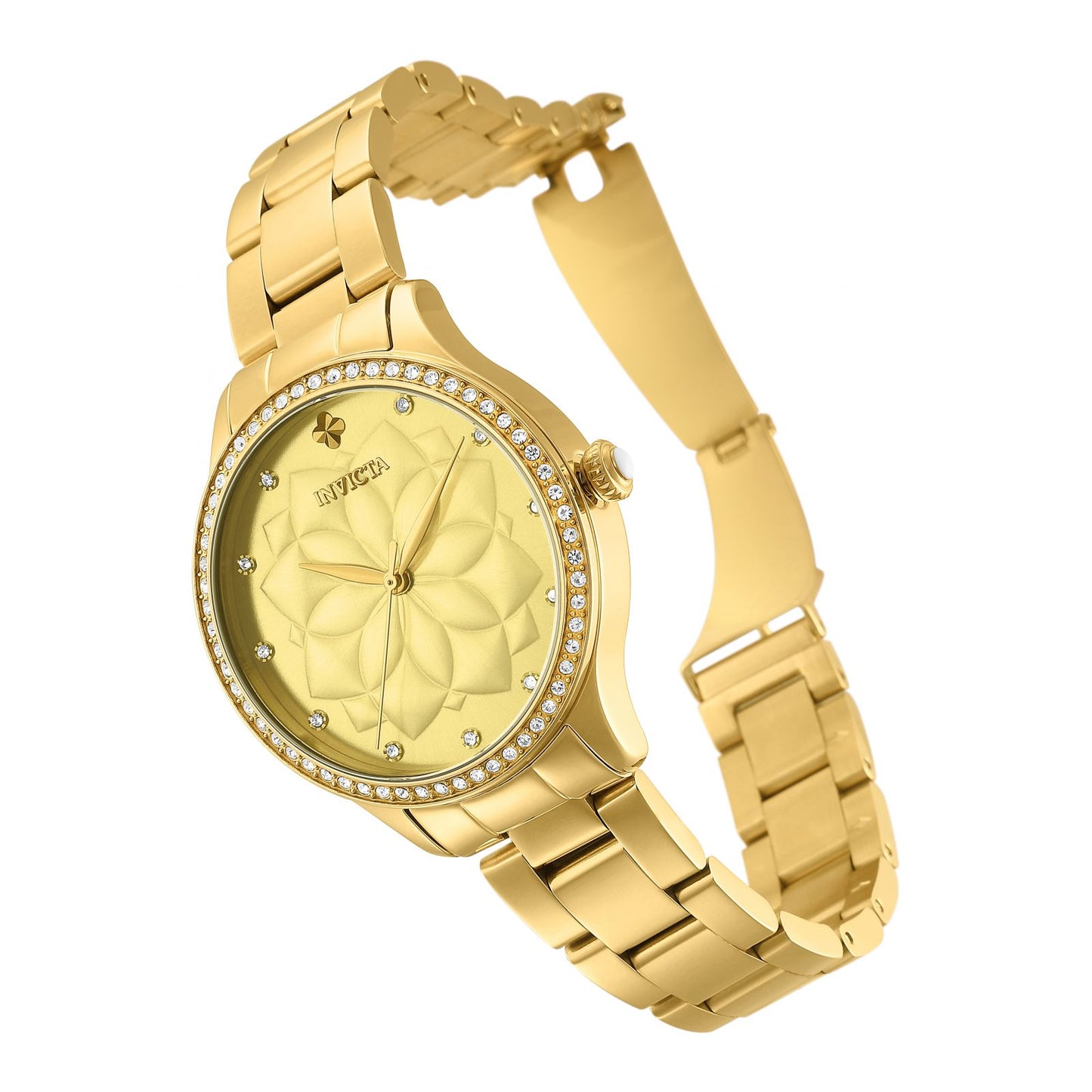 RELOJ  PARA MUJER INVICTA WILDFLOWER 28056 - DORADO