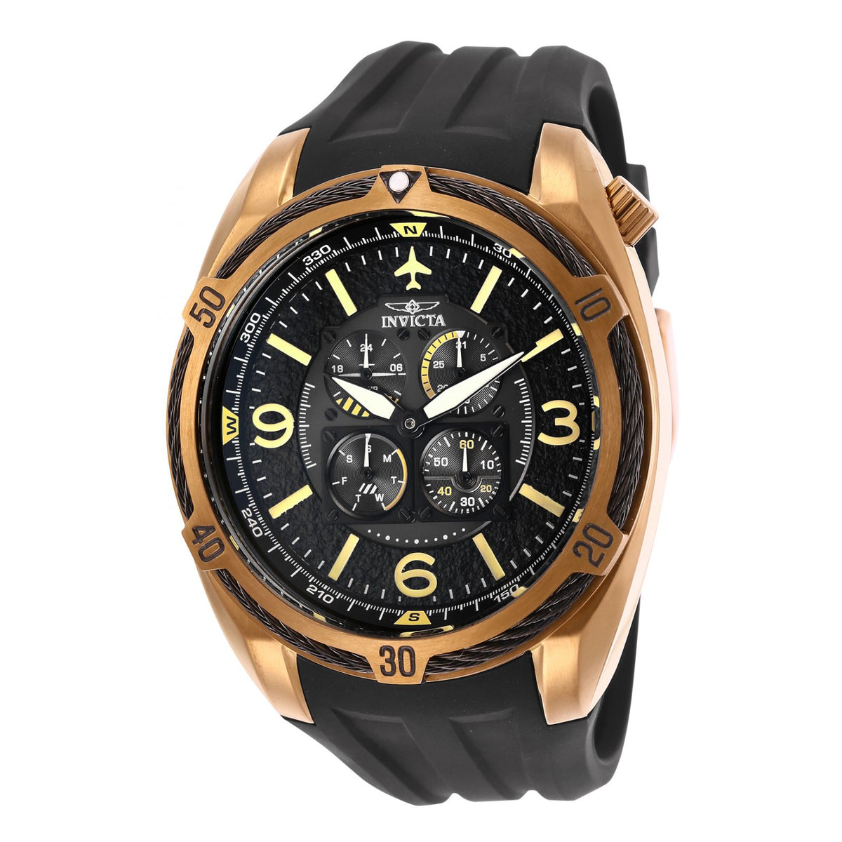 RELOJ DEPORTIVO PARA HOMBRE INVICTA AVIATOR 28083 - NEGRO