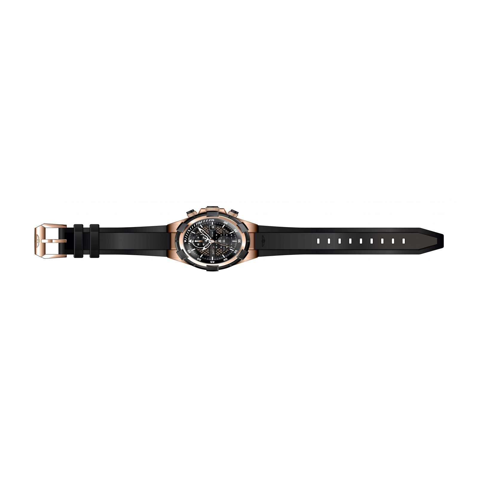 RELOJ DEPORTIVO PARA HOMBRE INVICTA AVIATOR 28097 - NEGRO, ROSA ORO