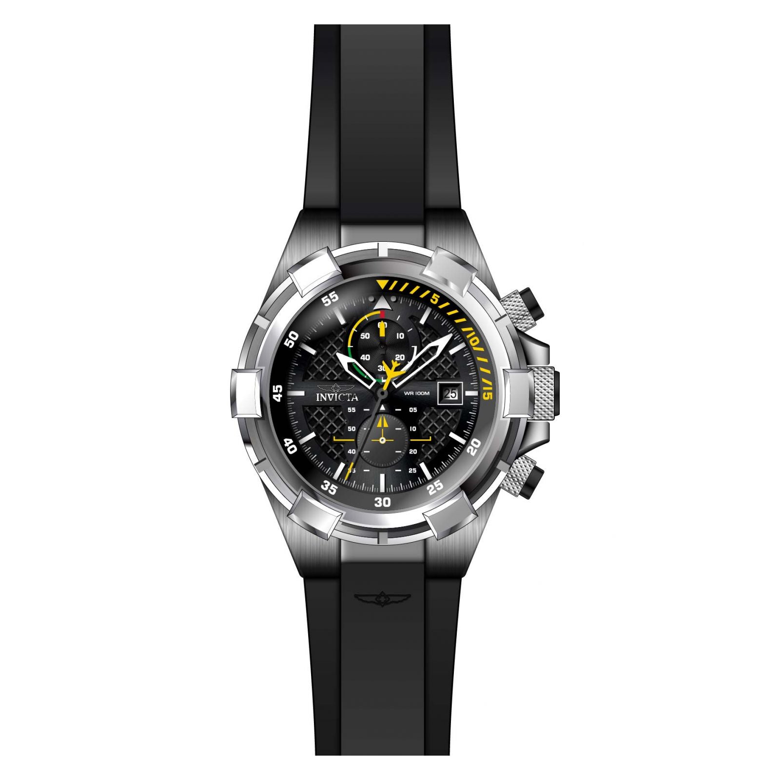 RELOJ DEPORTIVO PARA HOMBRE INVICTA AVIATOR 28102 - NEGRO