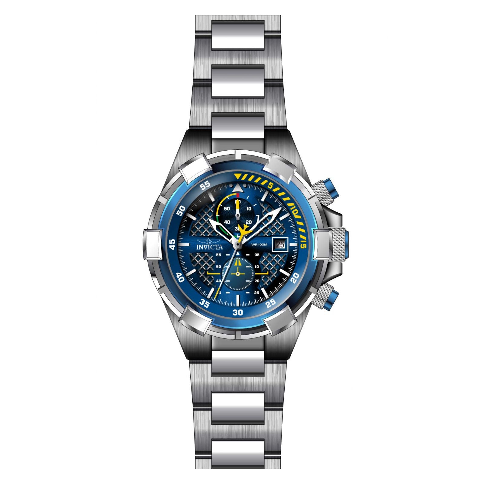 RELOJ  PARA HOMBRE INVICTA AVIATOR 28111 - PLATEADO