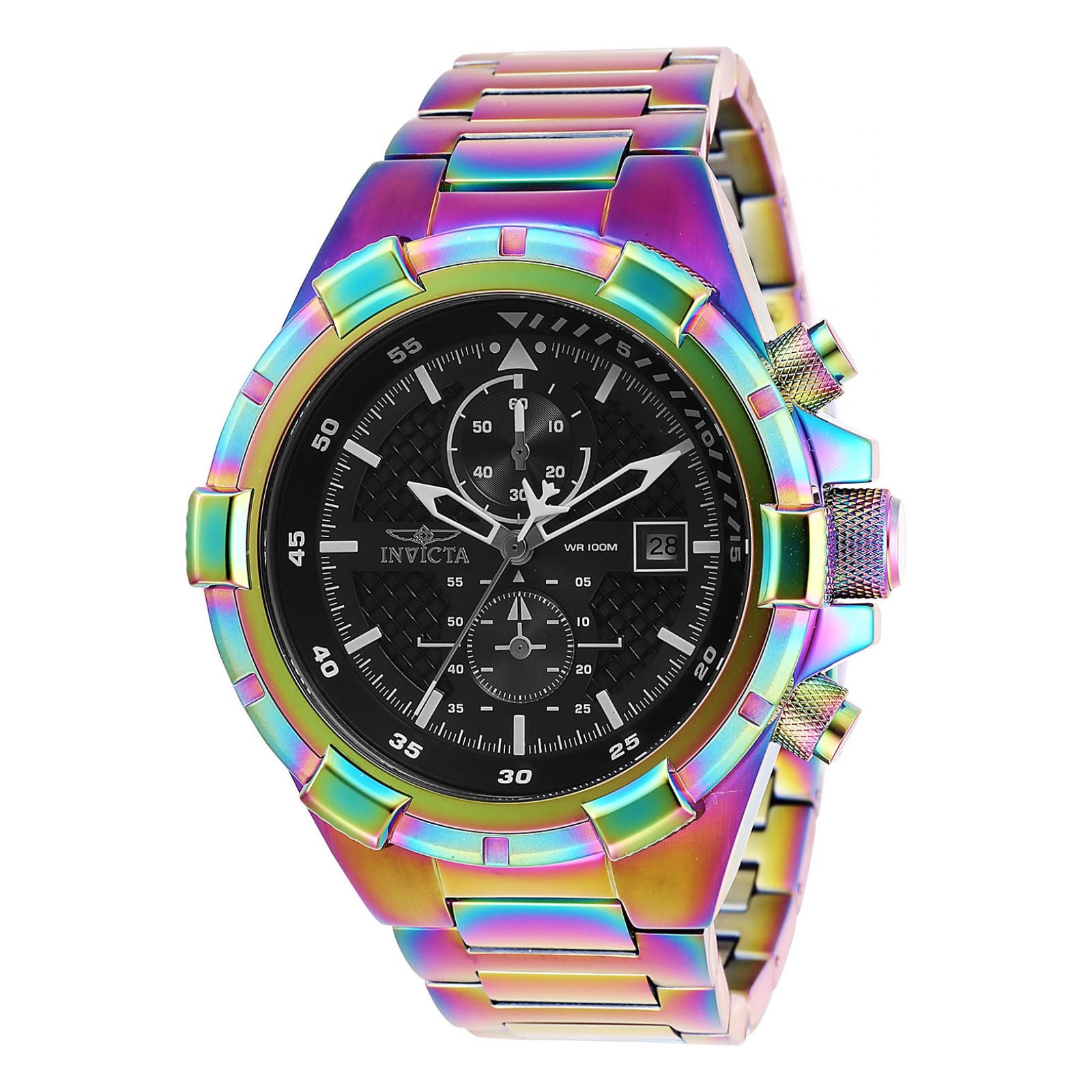 RELOJ  PARA HOMBRE INVICTA AVIATOR 28135 - IRIDISCENTE
