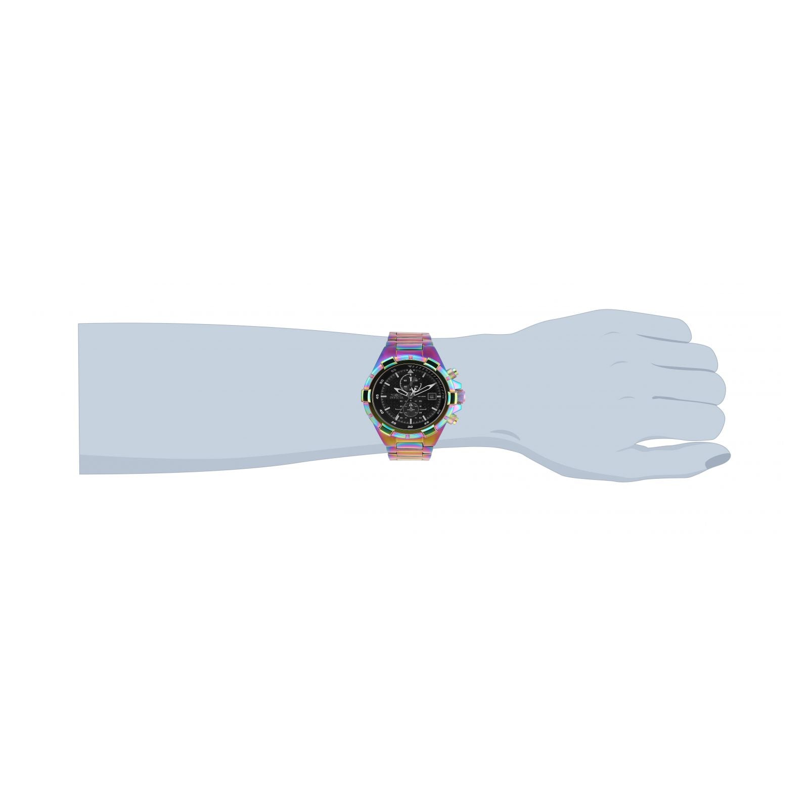 RELOJ  PARA HOMBRE INVICTA AVIATOR 28135 - IRIDISCENTE