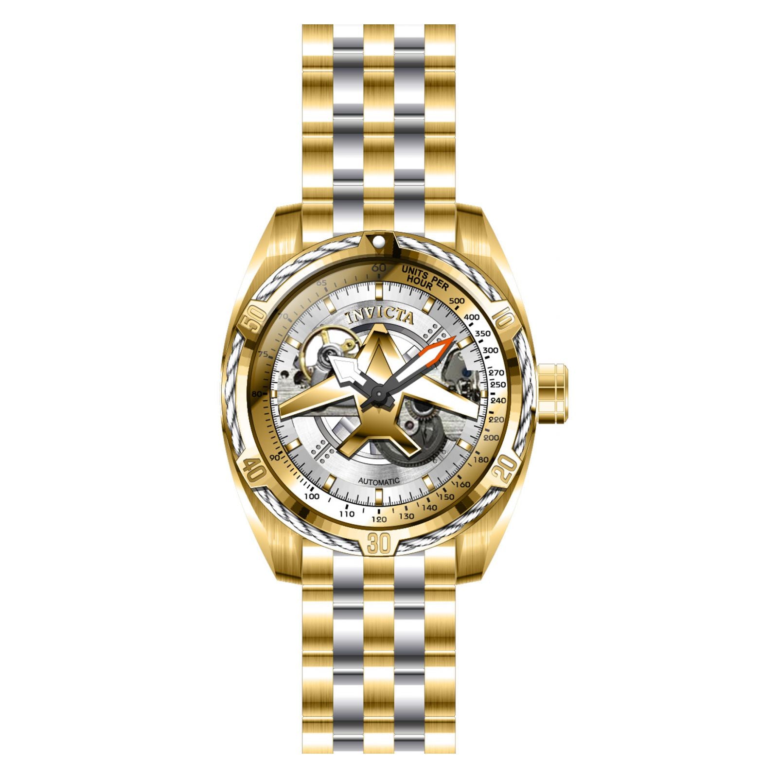 RELOJ  PARA HOMBRE INVICTA AVIATOR 28210 - ORO, ACERO