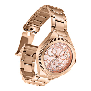 RELOJ  PARA MUJER INVICTA ANGEL 28346 - ROSA ORO, BLANCO