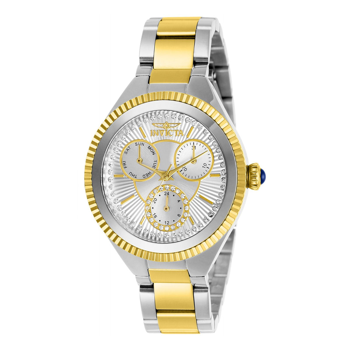RELOJ  PARA MUJER INVICTA ANGEL 28350 - BLANCO, PLATA