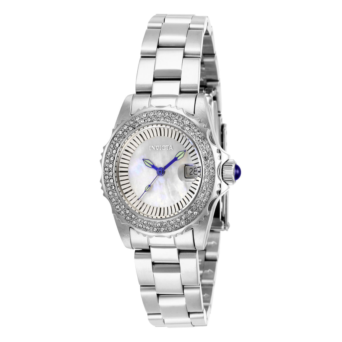 RELOJ  PARA MUJER INVICTA ANGEL 28442 - PLATEADO