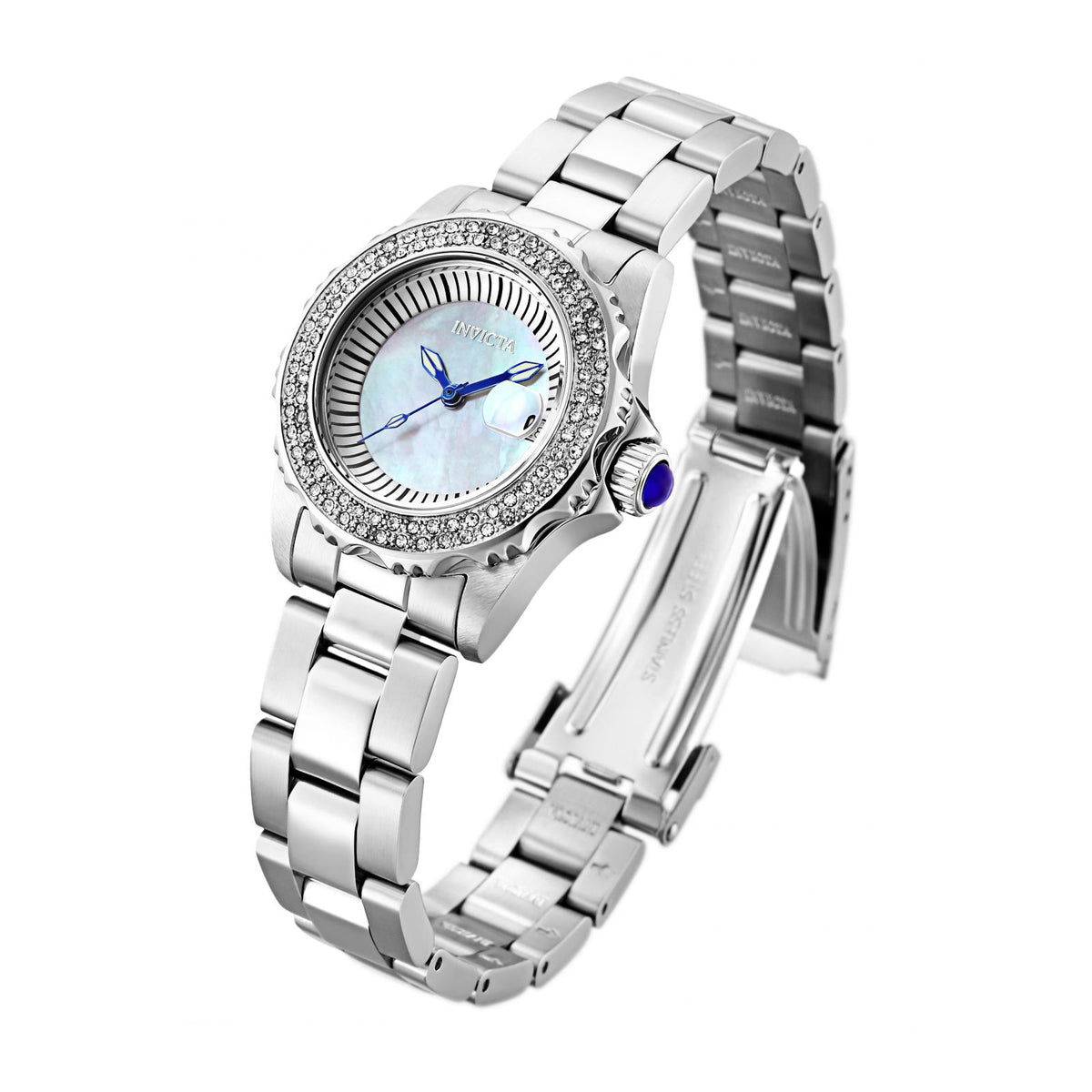 RELOJ  PARA MUJER INVICTA ANGEL 28442 - PLATEADO