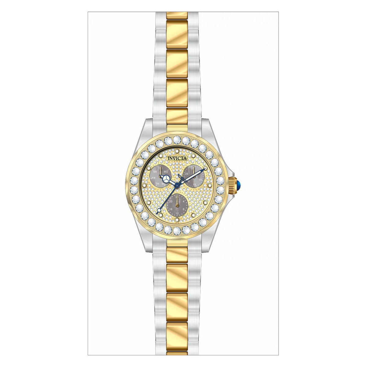 RELOJ  PARA MUJER INVICTA ANGEL 28459 - ACERO DORADO