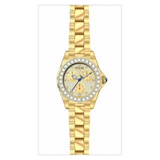 RELOJ  PARA MUJER INVICTA ANGEL 28461 - PAVÉ, ORO