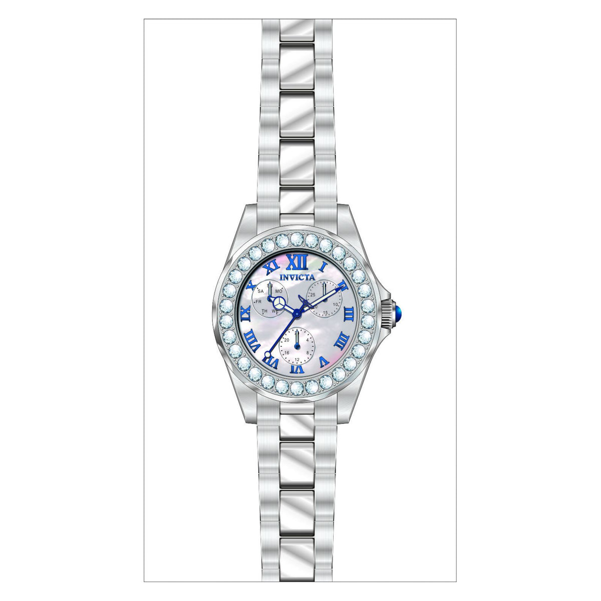 RELOJ  PARA MUJER INVICTA ANGEL 28463 - BLANCO