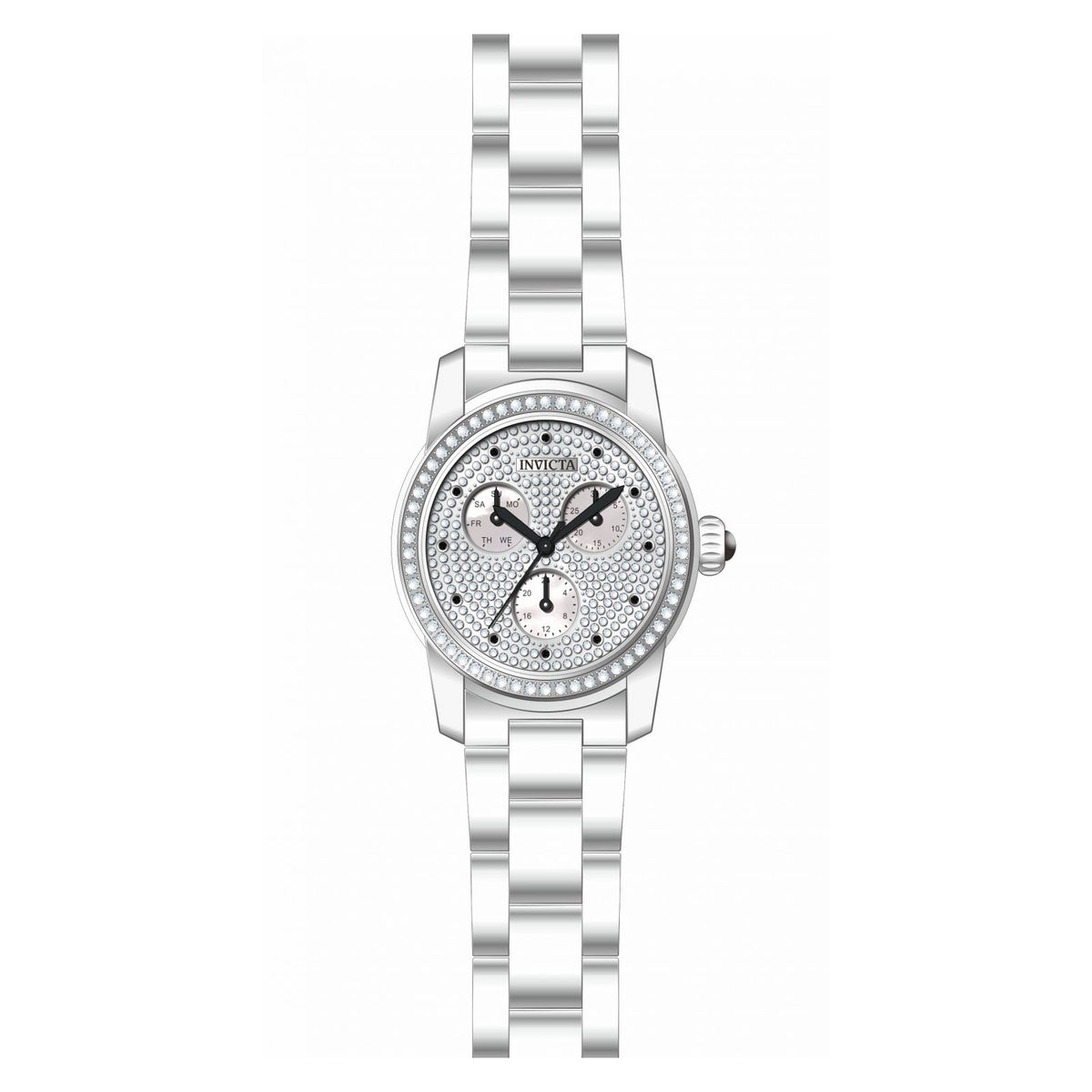 RELOJ  PARA MUJER INVICTA ANGEL 28466 - ACERO