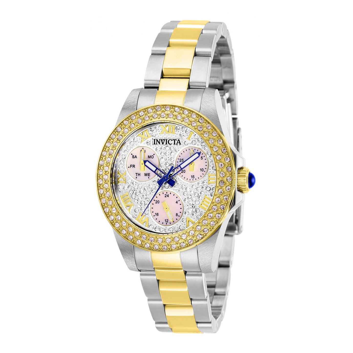 RELOJ  PARA MUJER INVICTA ANGEL 28474 - PAVÉ, BLANCO