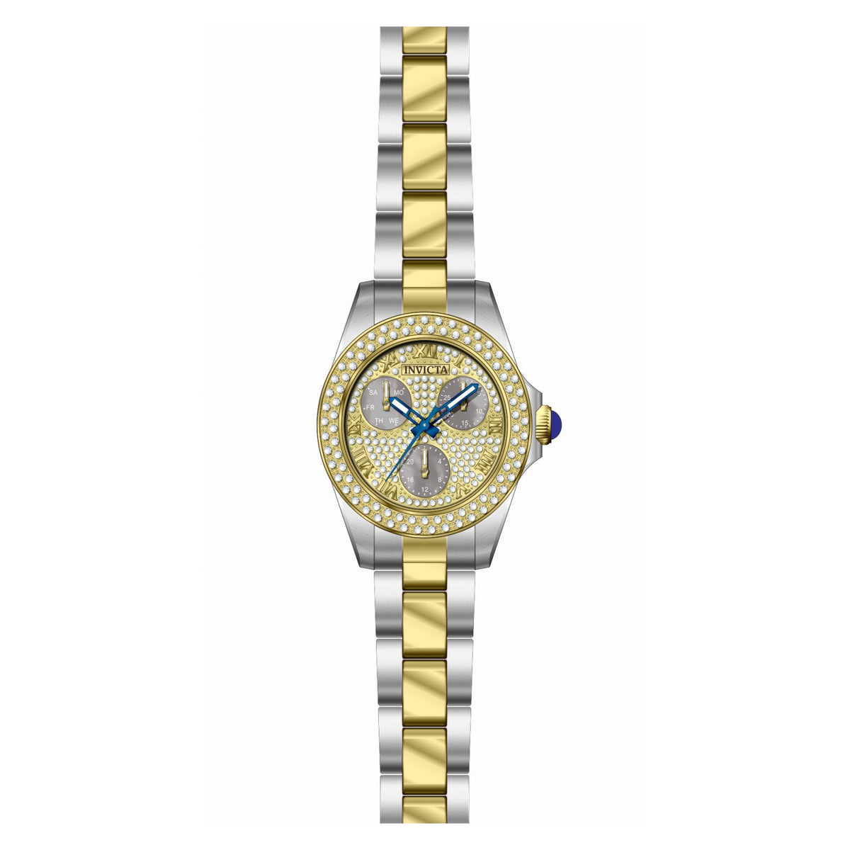 RELOJ  PARA MUJER INVICTA ANGEL 28475 - PAVÉ, CARBÓN