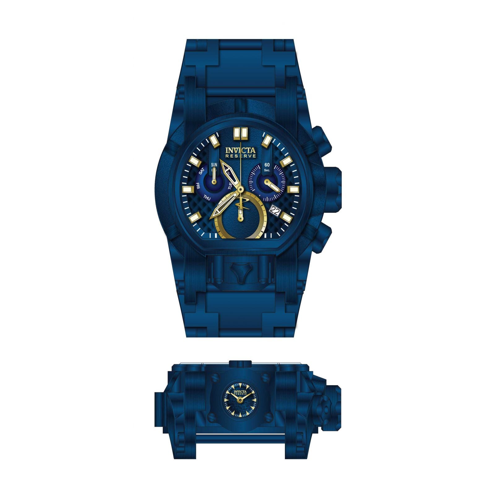 RELOJ DEPORTIVO PARA HOMBRE INVICTA RESERVE 28633 - AZUL