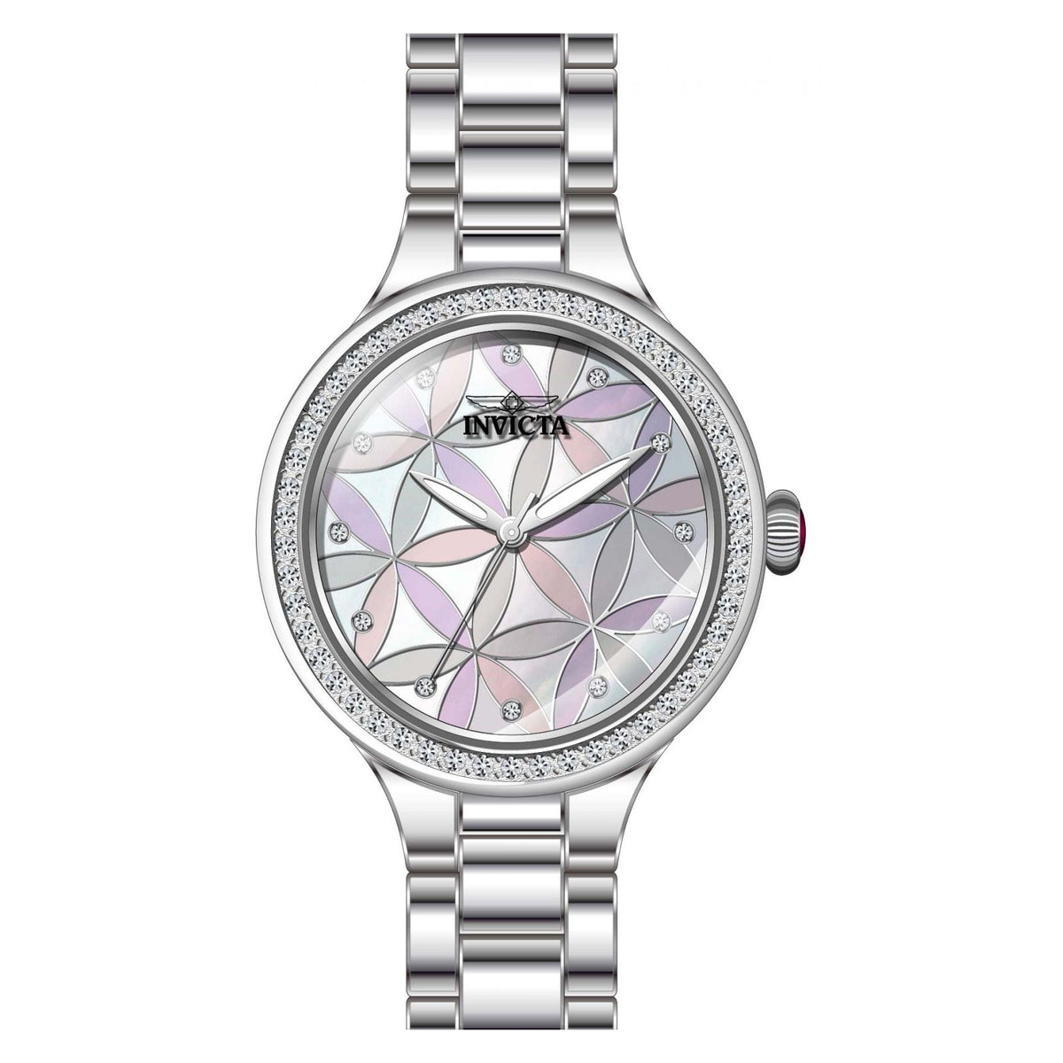 RELOJ  PARA MUJER INVICTA WILDFLOWER 28823 - GRIS, ROSA, MORADO