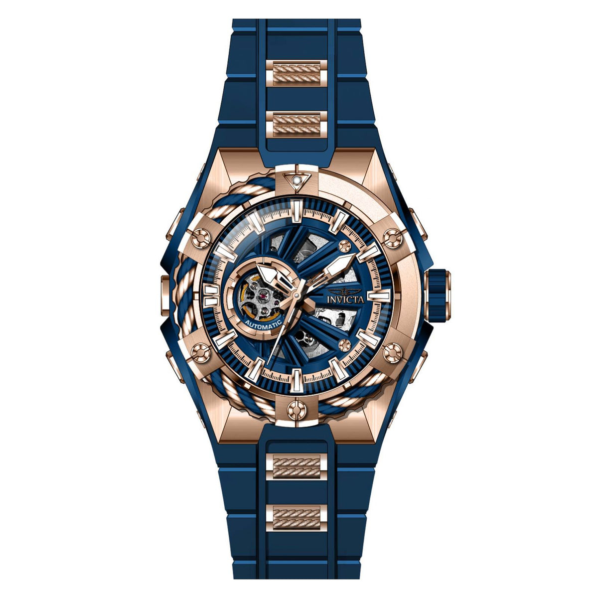 RELOJ  PARA HOMBRE INVICTA S1 RALLY 28863 - ORO ROSA, AZUL