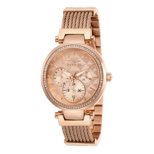 RELOJ  PARA MUJER INVICTA ANGEL 28920 - ORO ROSA