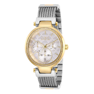 RELOJ  PARA MUJER INVICTA ANGEL 28921 - ORO PLATA