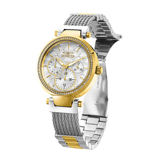 RELOJ  PARA MUJER INVICTA ANGEL 28921 - ORO PLATA