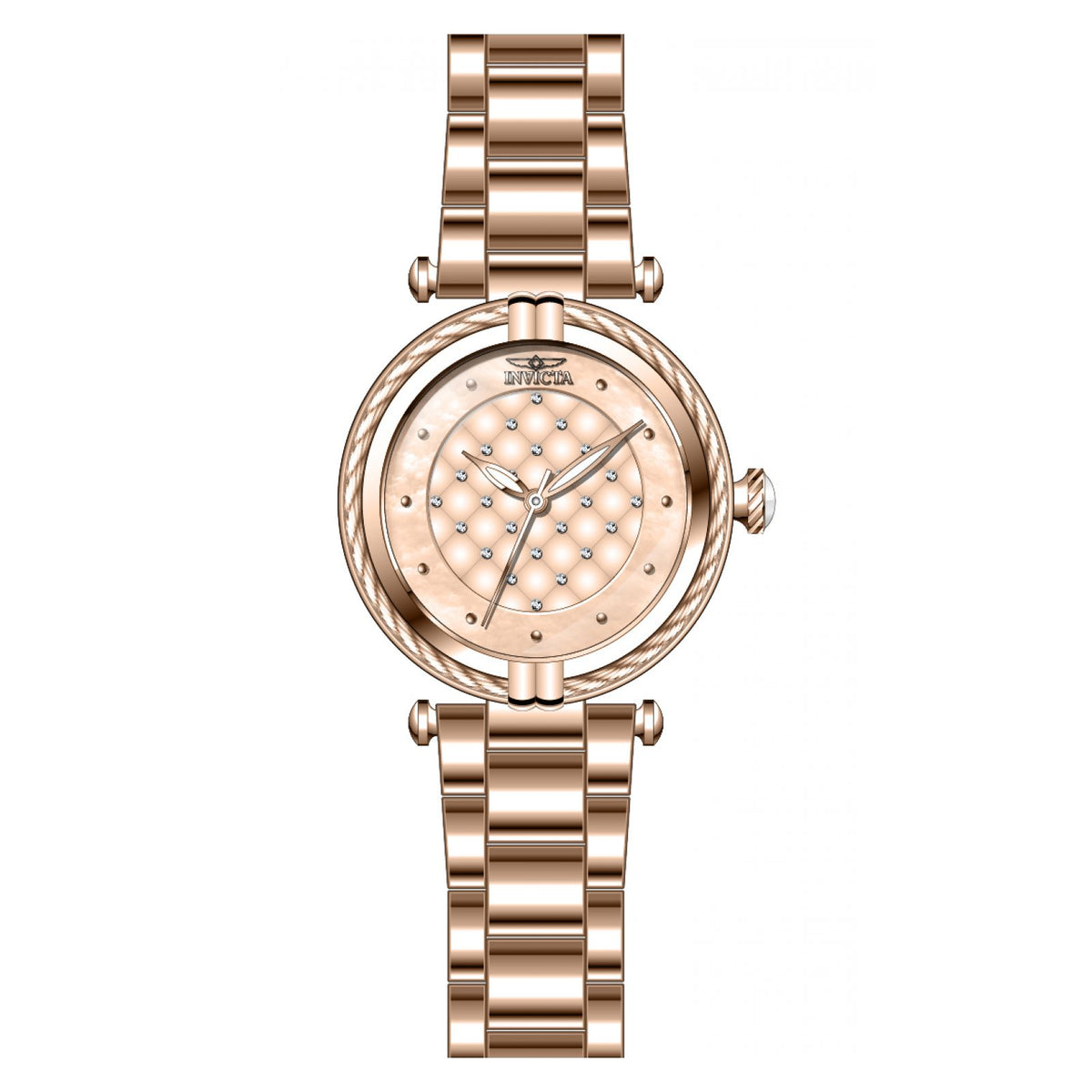 RELOJ  PARA MUJER INVICTA BOLT 28933 - ORO ROSA