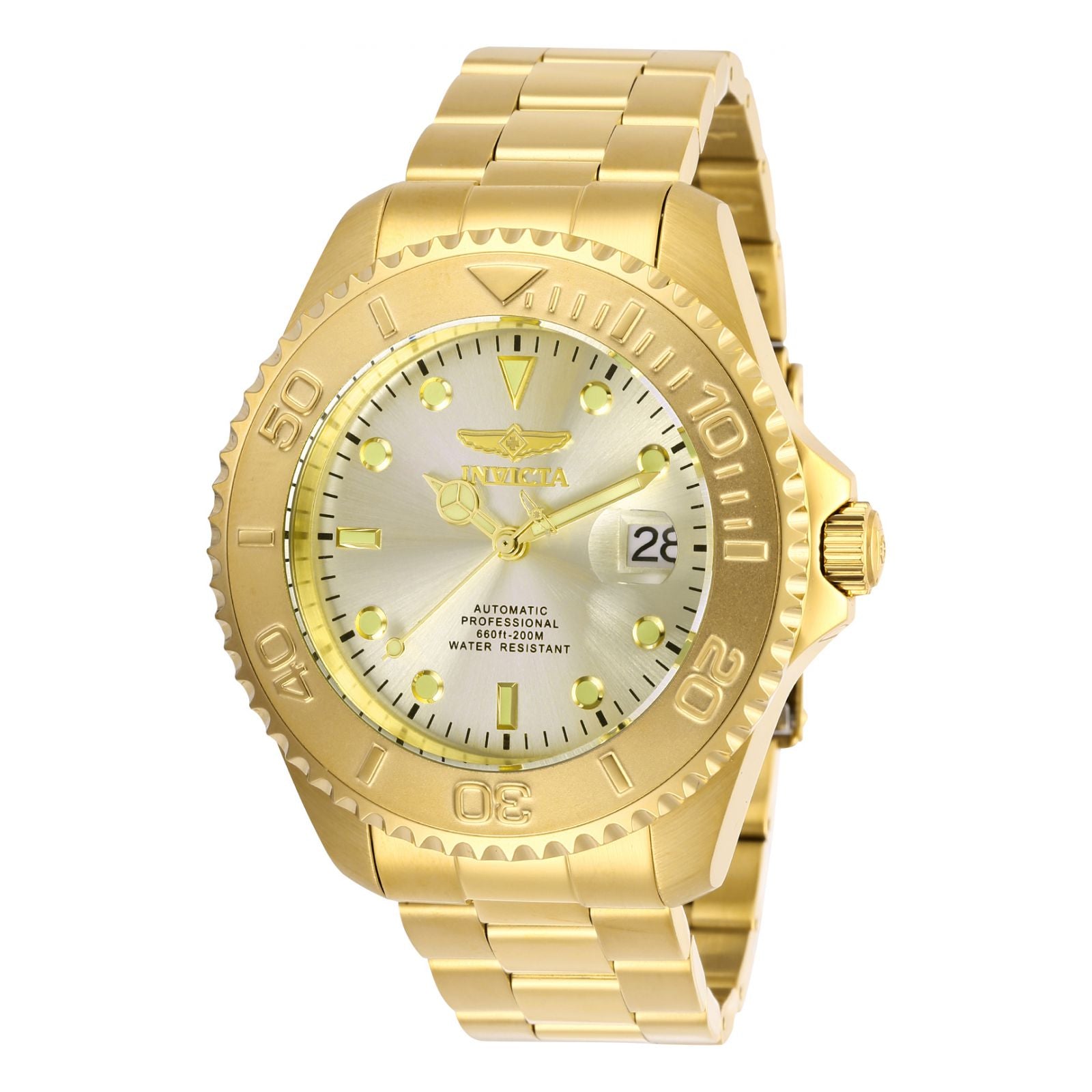 RELOJ  PARA HOMBRE INVICTA PRO DIVER 28950 - DORADO